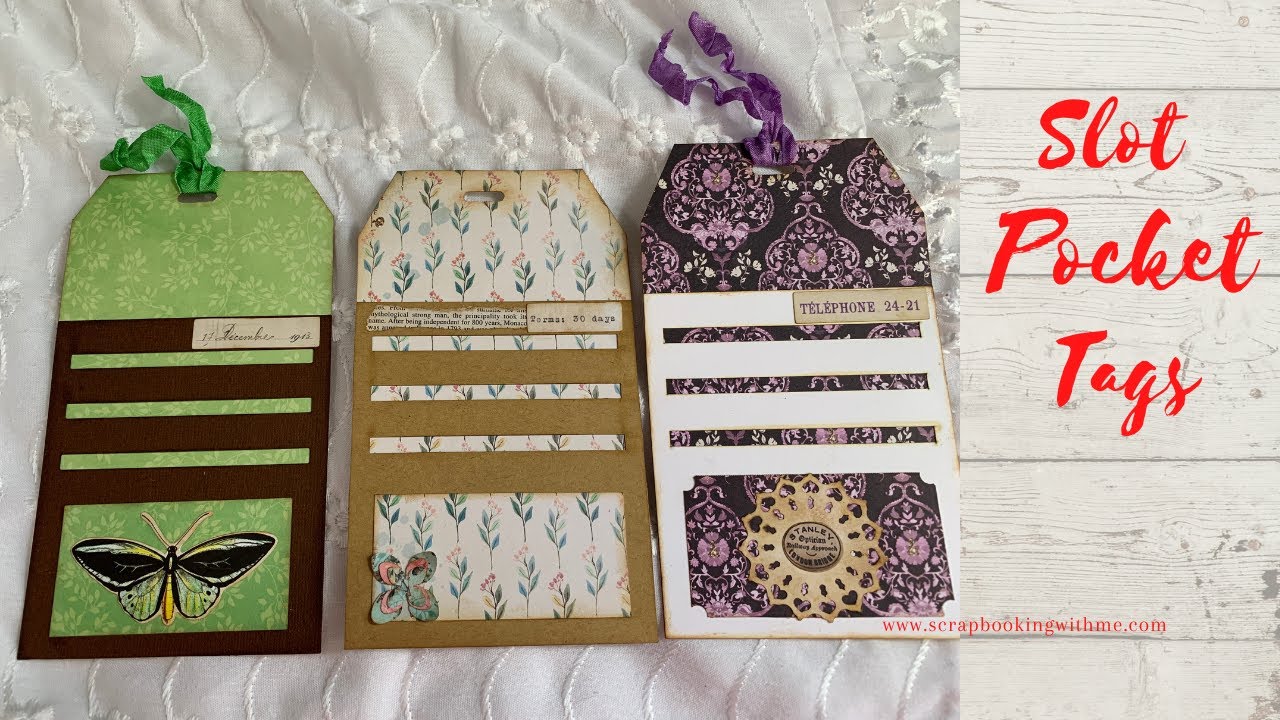 5 POCKET TAGS ~ USING OUR LARGE SLOT POCKETS