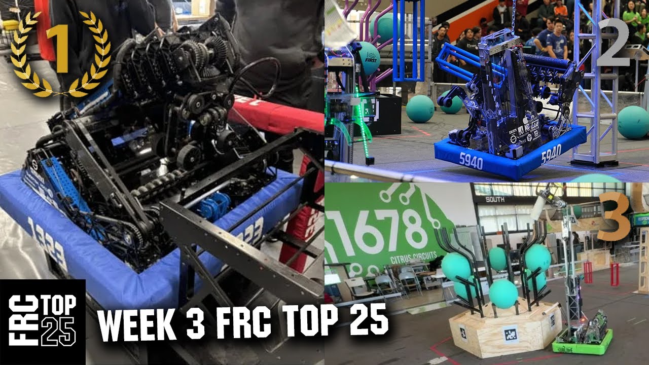 Week 3 FRC Top 25 | REEFSCAPE 2025