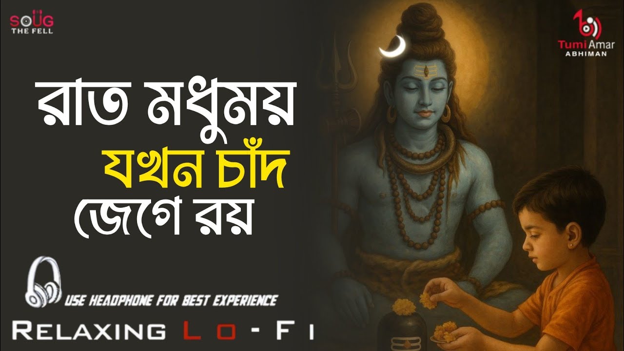 রাত মধুময় যখন চাঁদ জেগে রয় | Lofi Song | Raat Modhu Moy Jokhon Chand Jege Roy | Bengali Song 