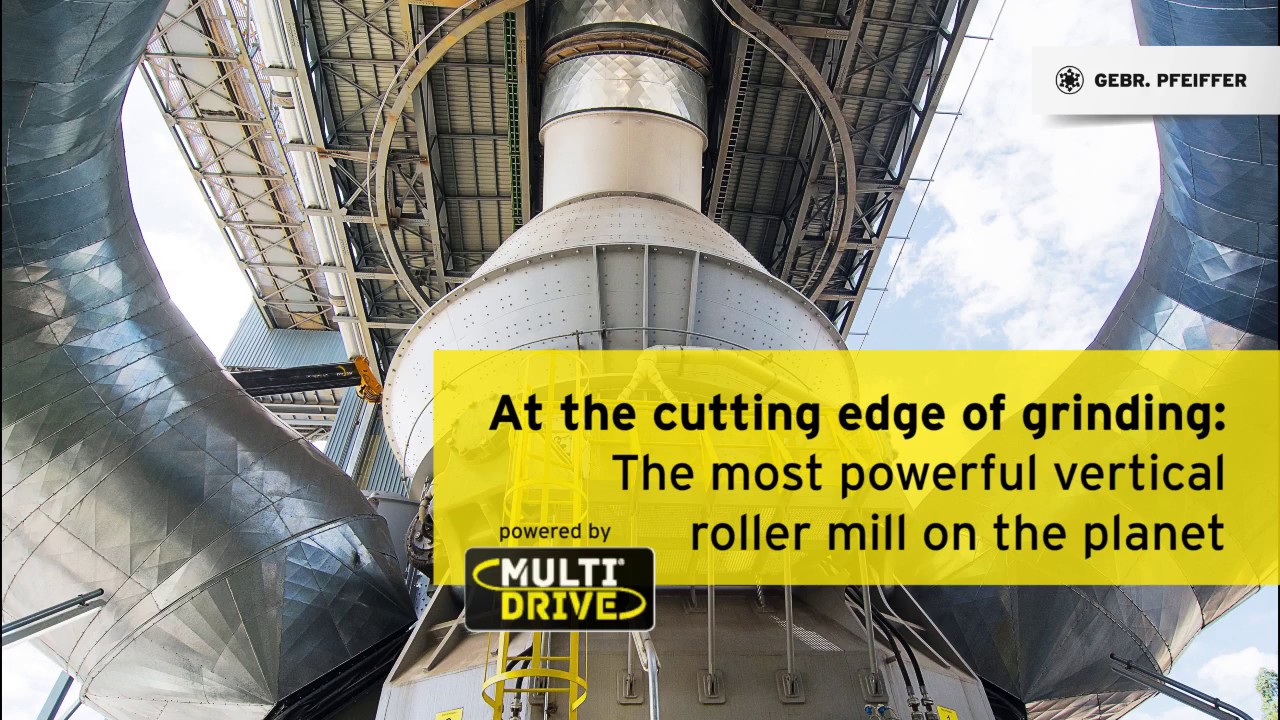 MVR 6700 C-6 cement mill with MultiDrive®, Holcim Barroso, Brazil