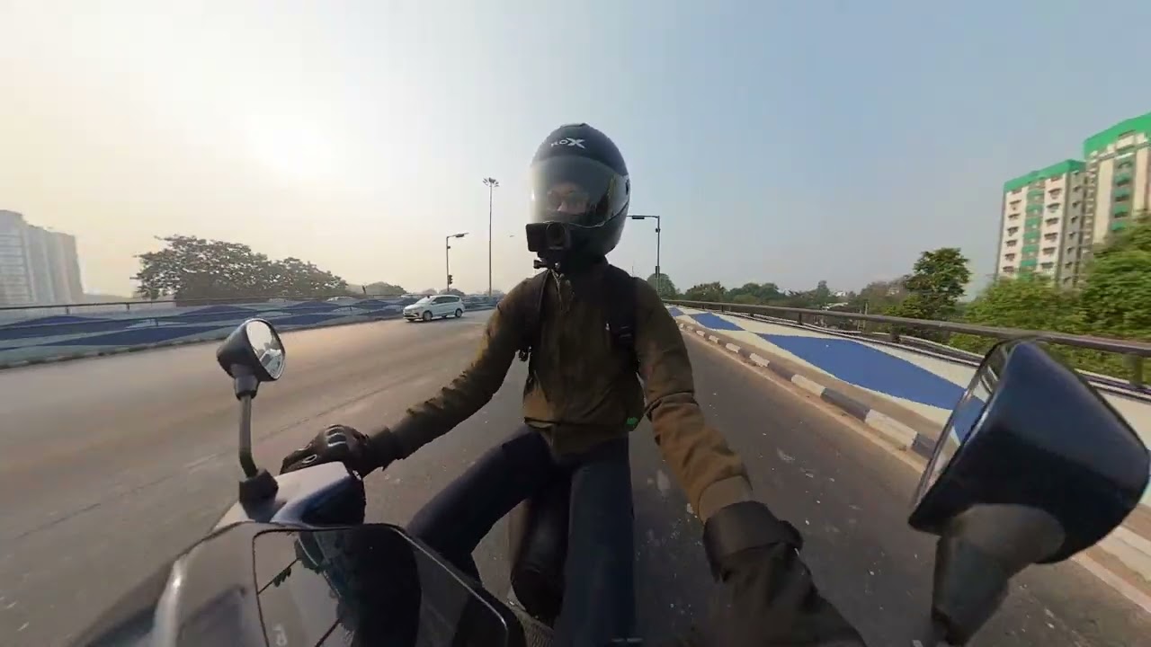 non stop riding , Vidyasagar Setu, @Ali711z #osmo360 #kolkata