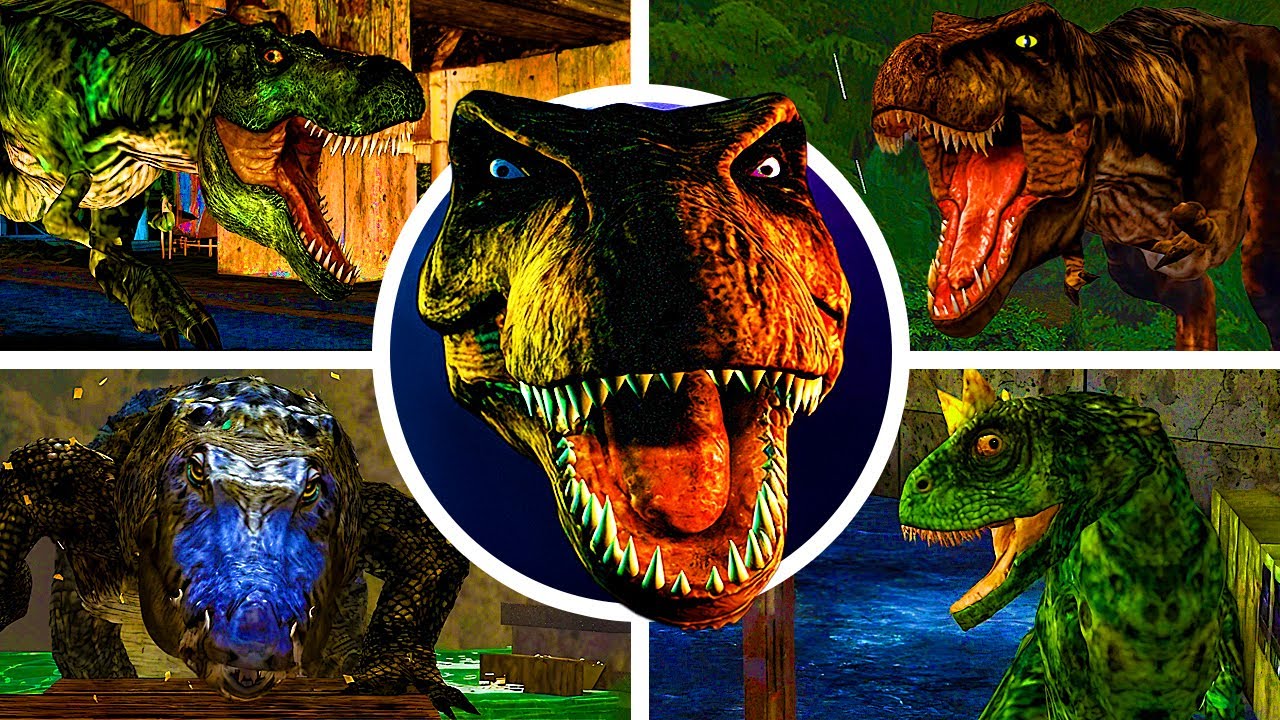The Lost World: Jurassic Park Arcade - All Bosses & Ending