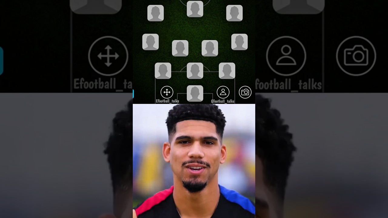Ronald Araujo Build The Ultimate Eleven Barcelona Off All Time 🤯☠️ #efootball #footballhighlights