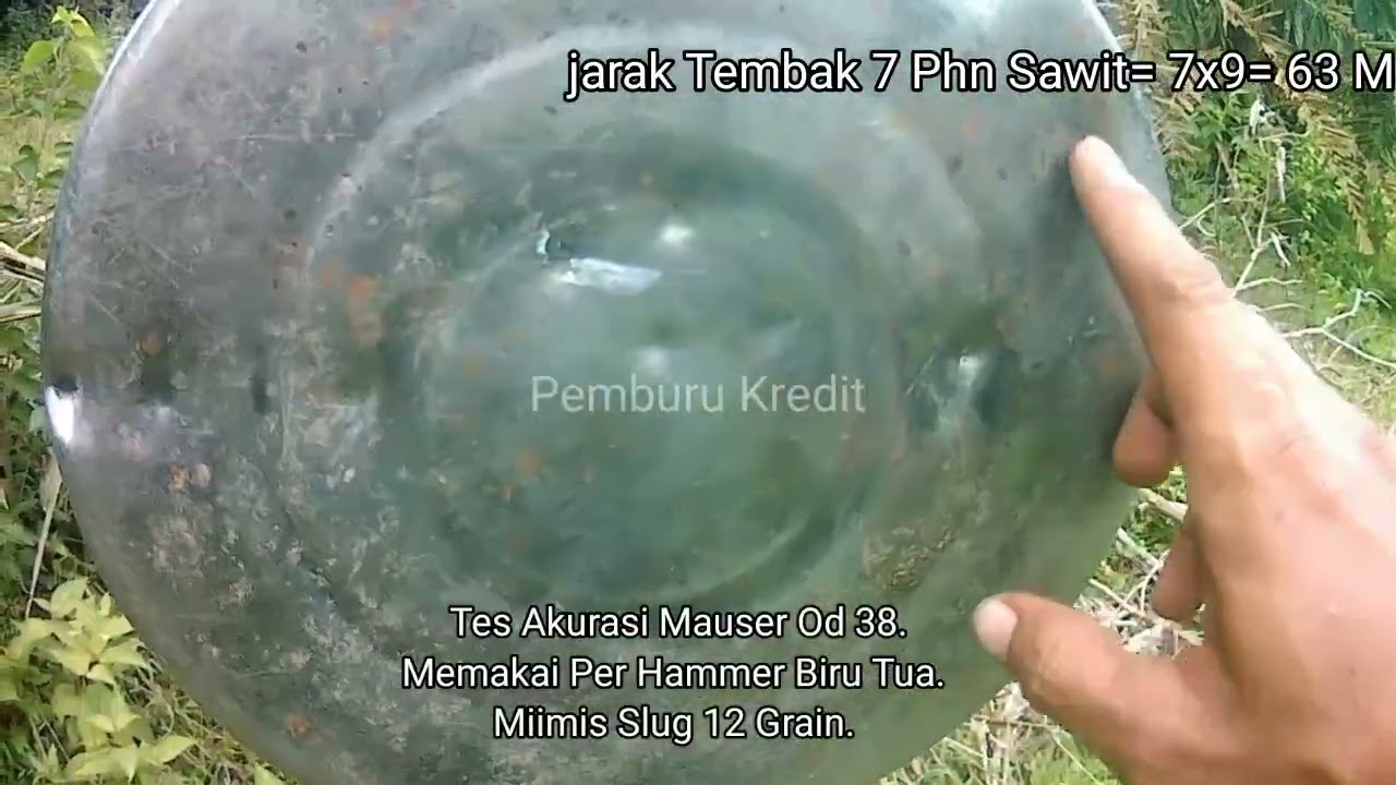 Akurasi Pcp Pakai Per Hammer Misumi Biru Tua dan Slug 12 gr