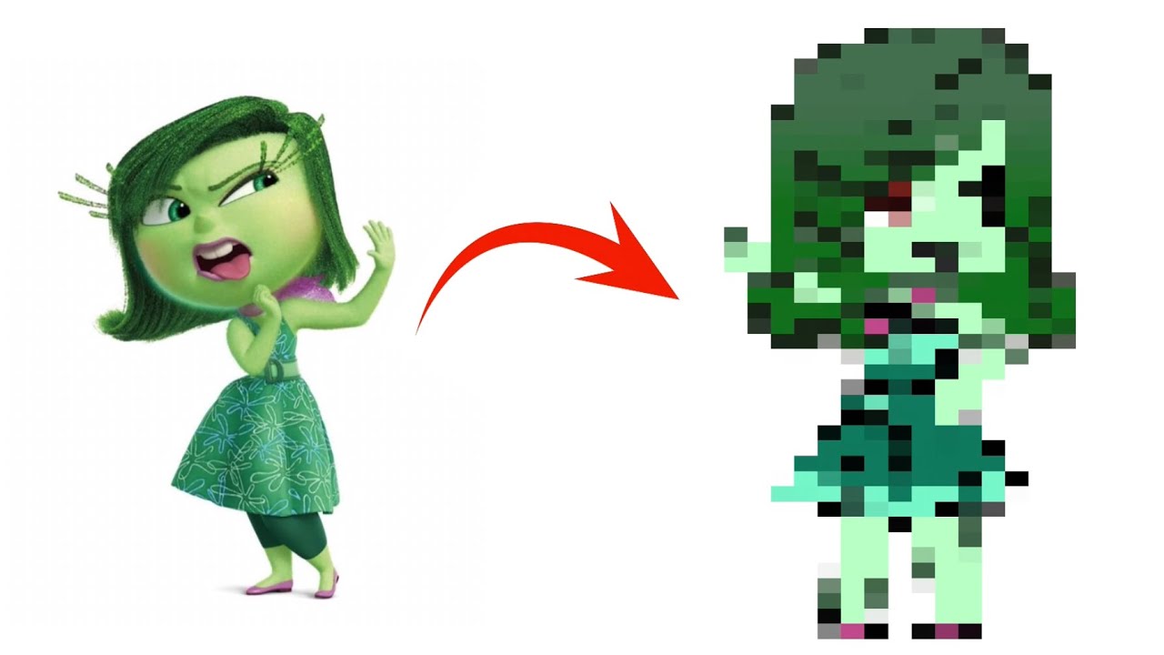 Dressing up as green characters!