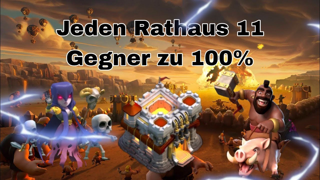 Die BESTE Angriffsstrategie für Rathaus 11!