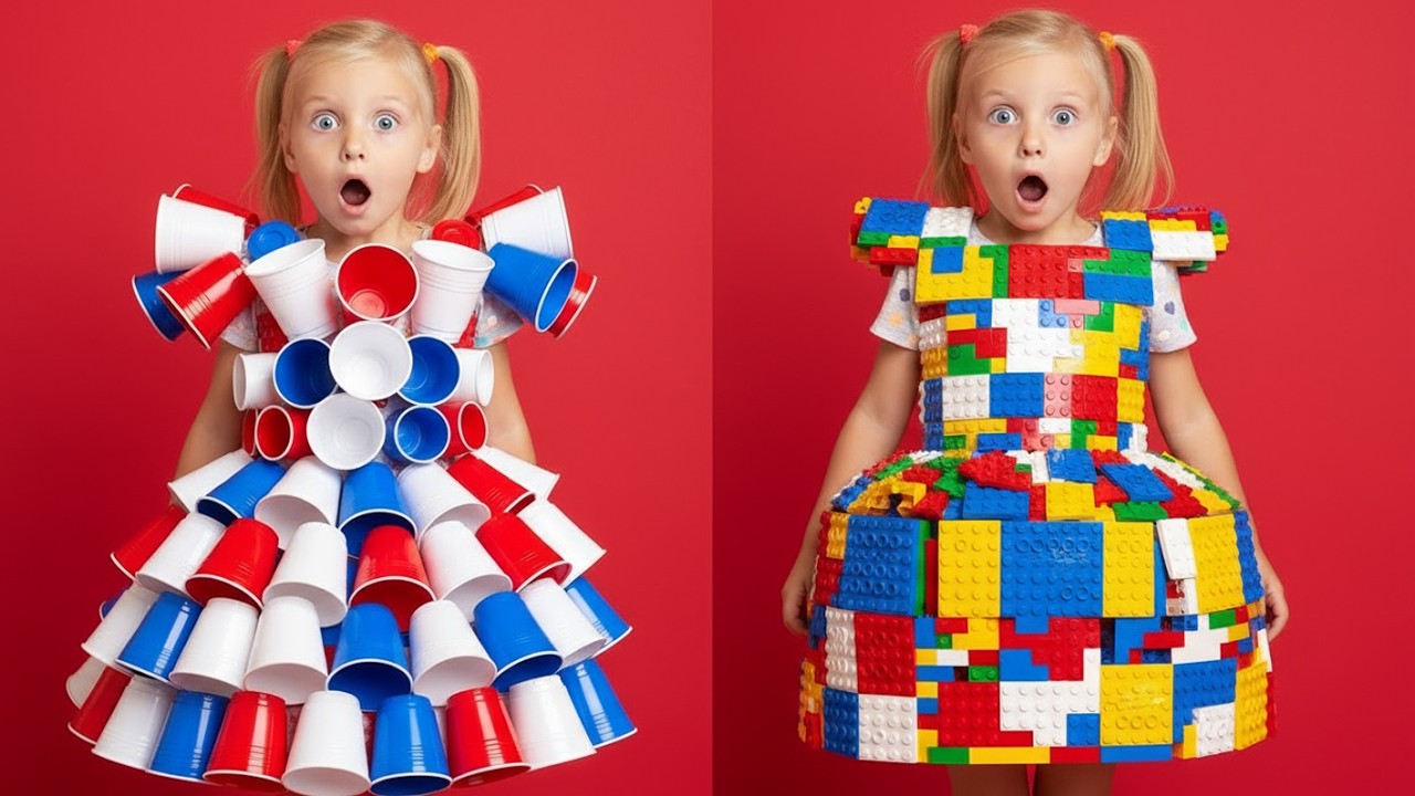 👗 ¿Qué le pasó al vestido de Alicia? 😲 Pretend Play divertido en familia
