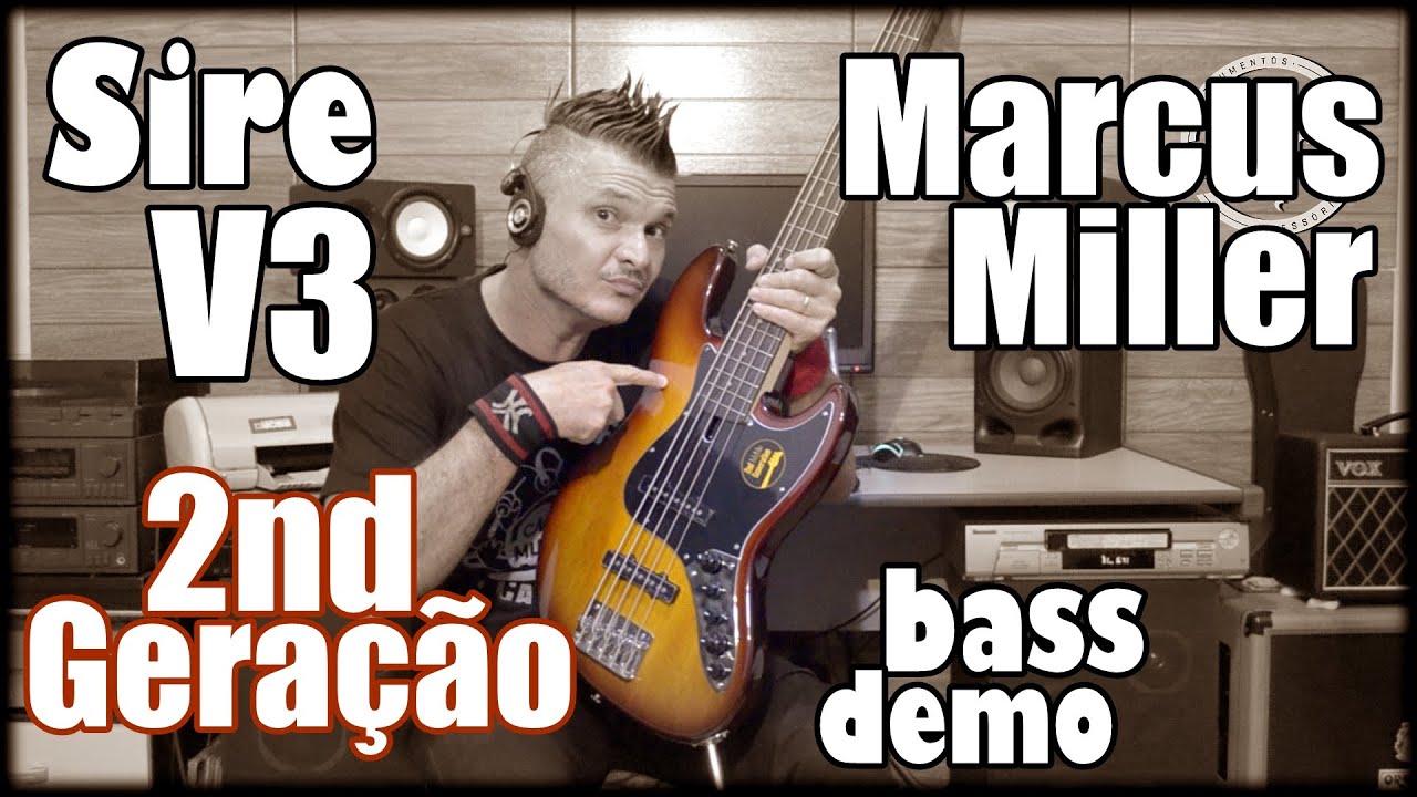 Contrabaixo Sire V3 Geração 2 Vintage Jazz Bass Marcus Miller - Contrabaixo 5 Cordas