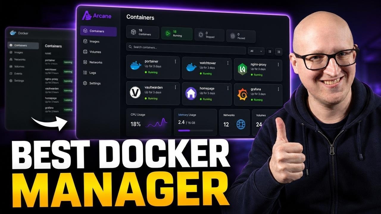 The Best Docker Manager I&rsquo;ve Seen! // Arcane Tutorial