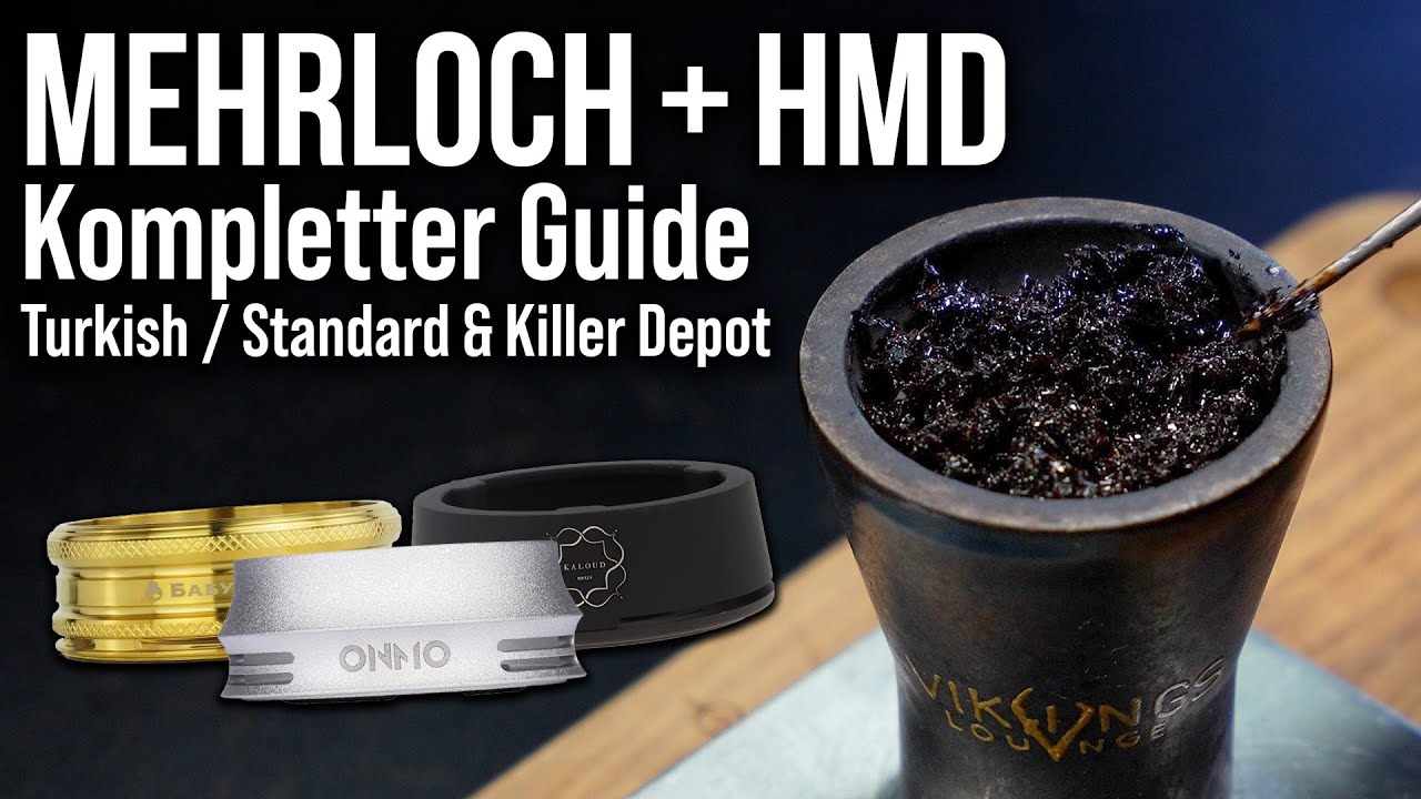Shisha Kopfbau mit Mehrloch & HMD: für Standard / Turkish & Flache Depots!