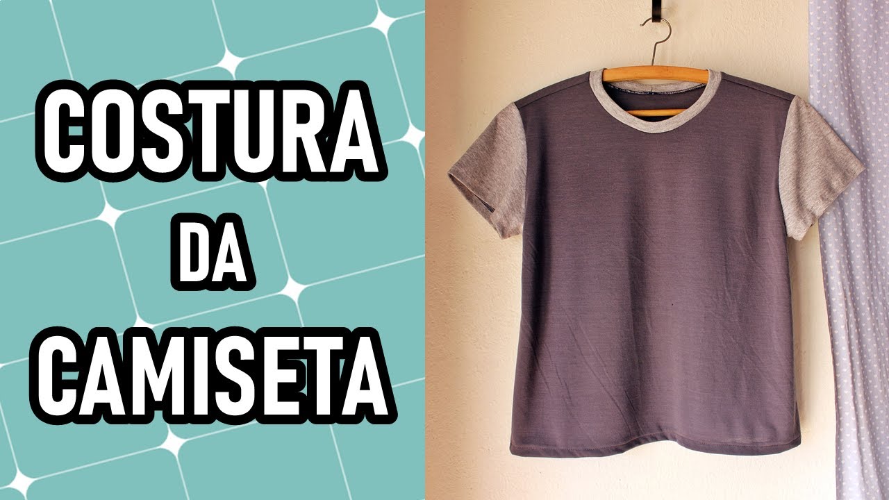 Como fazer camiseta | CORTE E COSTURA