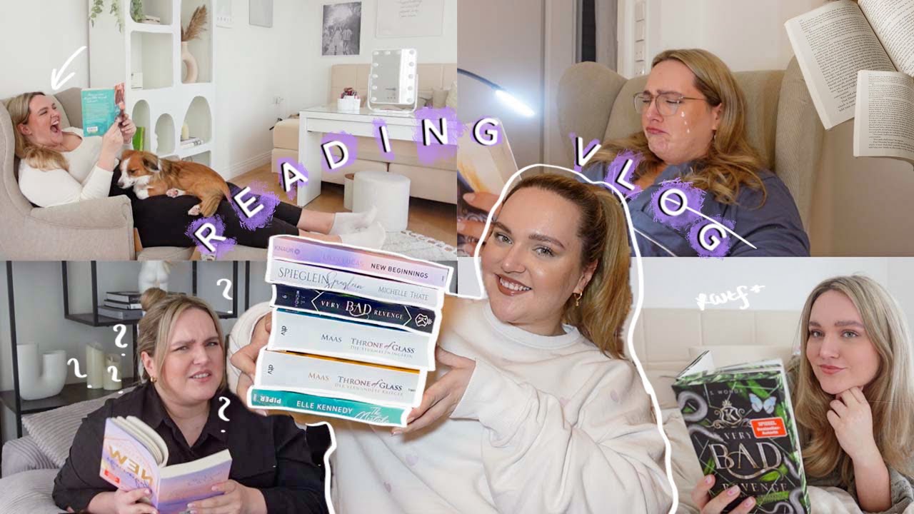 XXL Reading Vlog 📖 | Ich lese 6 gehypte Booktok Bücher! 5 ⭐️  Dark Romance & Tränen. | Annakova