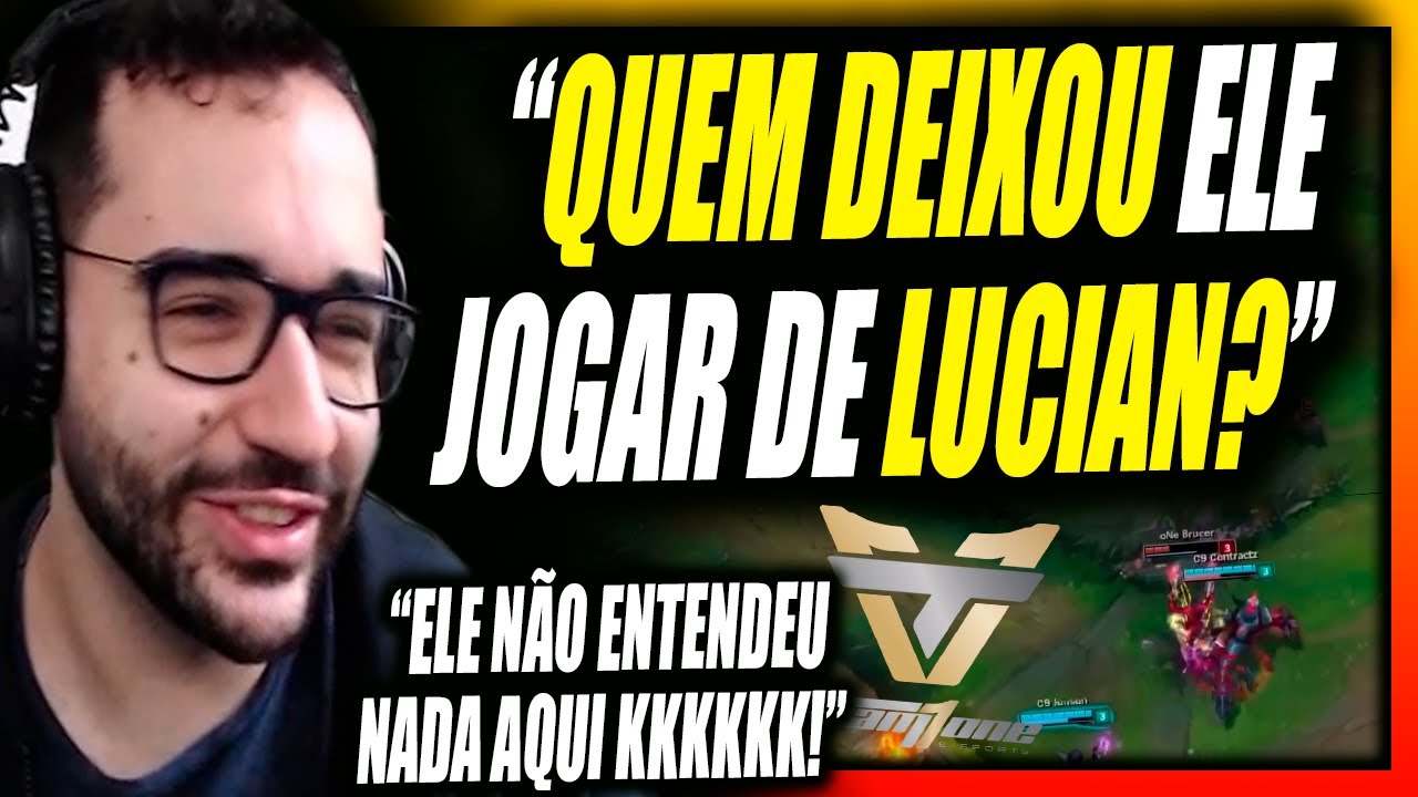 TAKESHI REACT BRUCER DE LUCIAN CONTRA O JENSEN DE LEBLANC - TEAM ONE vs. CLOUD 9 NO WORLDS DE 2017