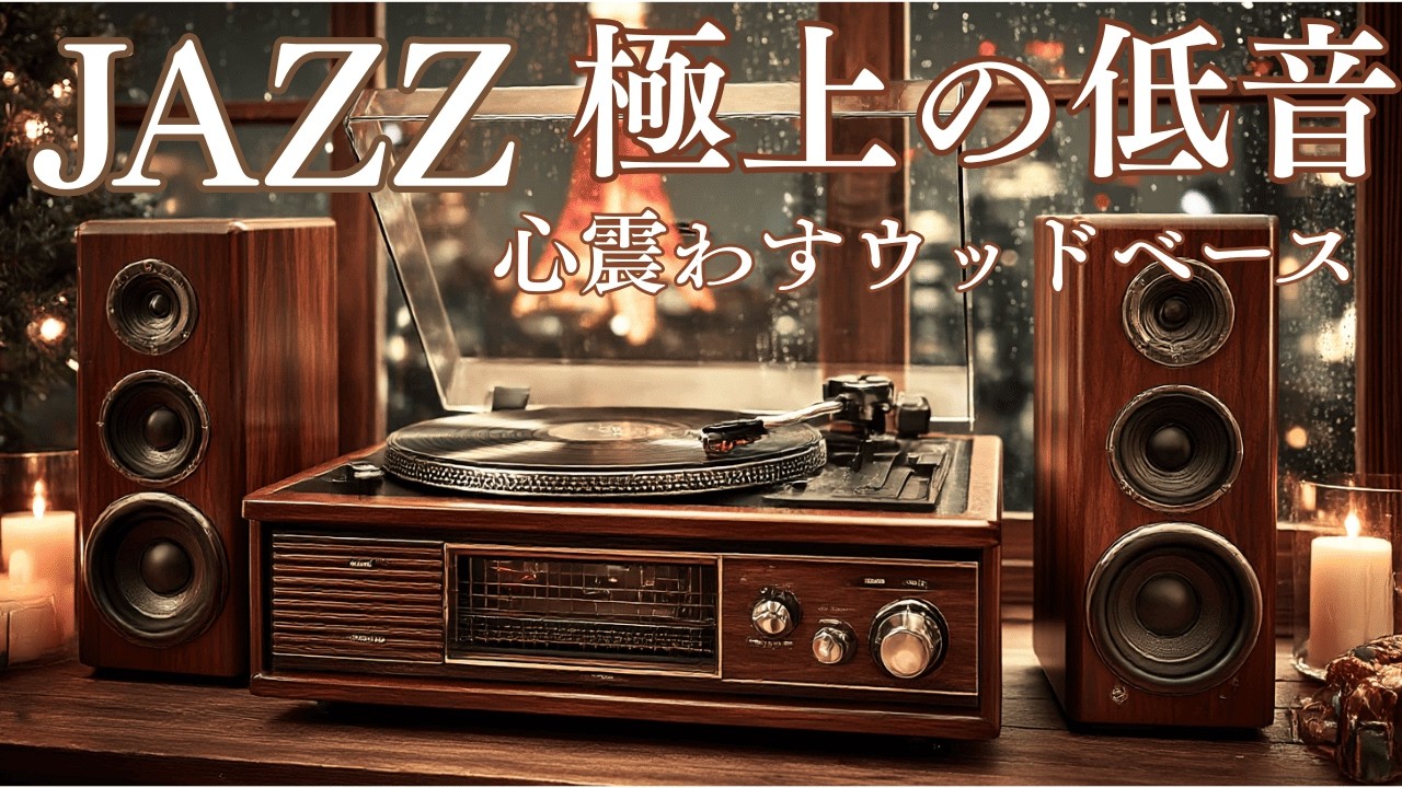 【極上の低音】ウッドベースが響く、夜の深い休息。深い没入感へと誘う独奏ジャズ / Deep Bass & Night Jazz