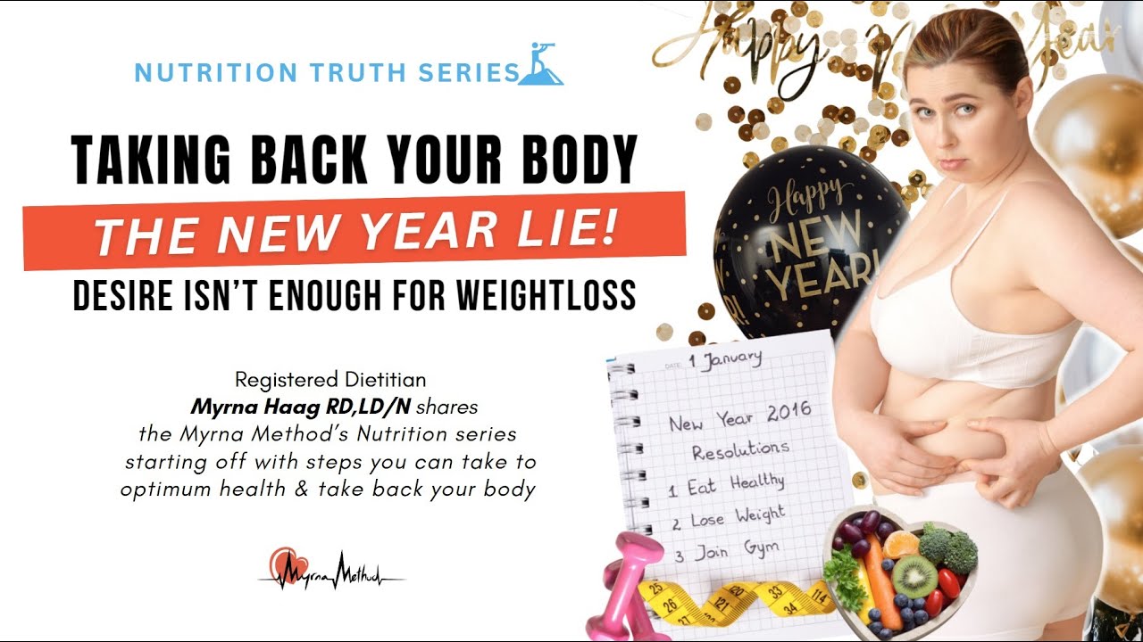 Stop Quitting by February! Dietitian Myrna's New Year&rsquo;s Resolution Tips and Nutrition Truths!