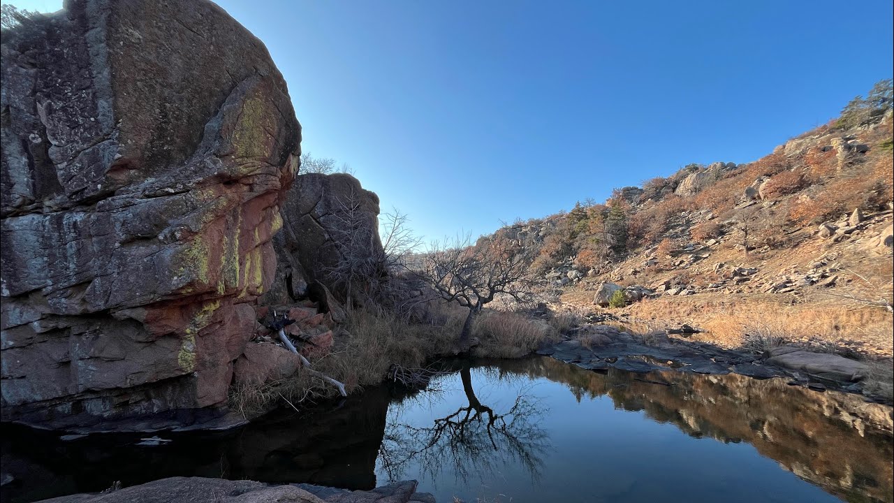 First Hike of 2026!  Wichita Mountains at Burford Lake and Panther Creek!