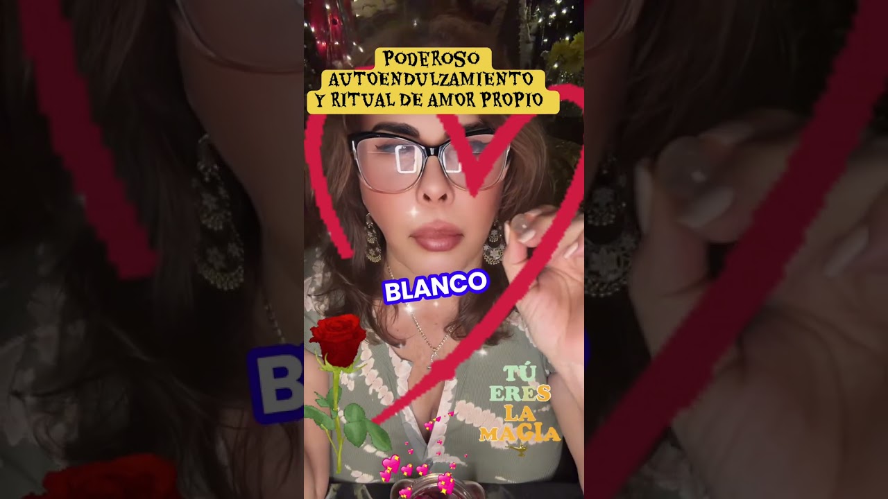 Auto Endulzamiento y ritual de amor propio , con este ritual tu vida va a cambiar