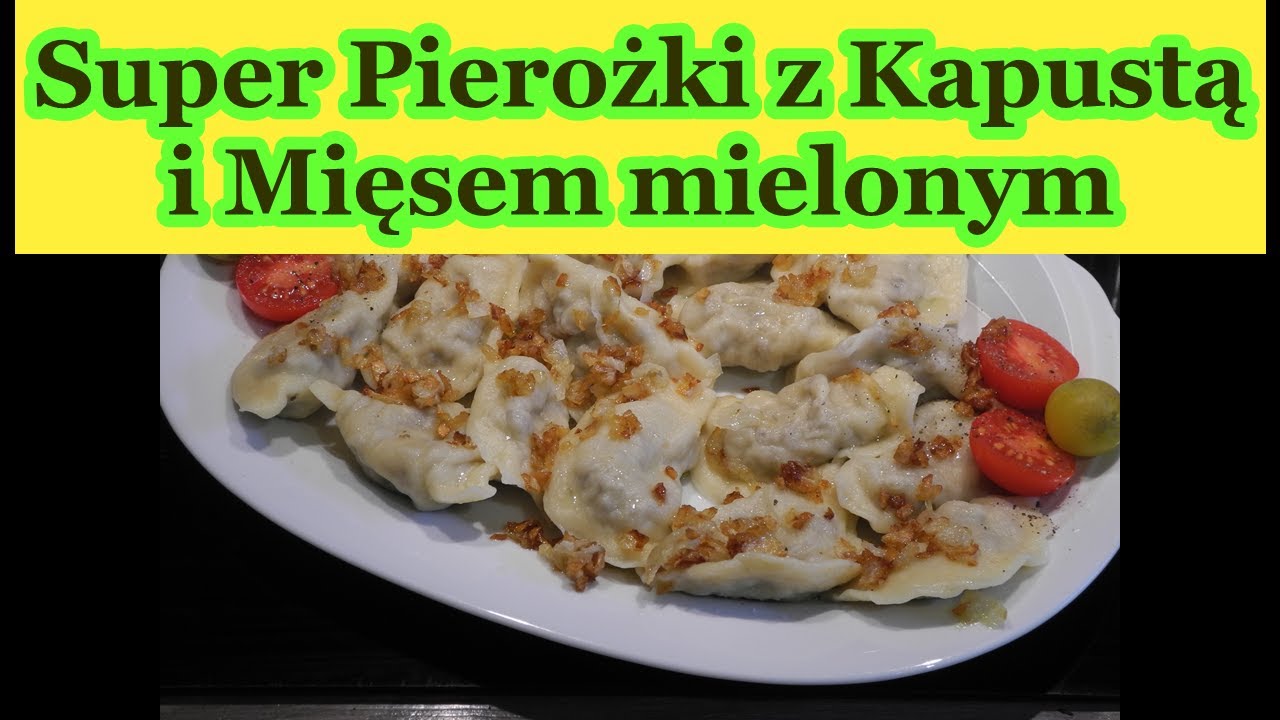 #pierogi z KAPUSTĄ MIĘSEM SUPER OPCJA CIASTO #babciabozenkagotuje Super obiad.🧡😋nr.299 PYCHA
