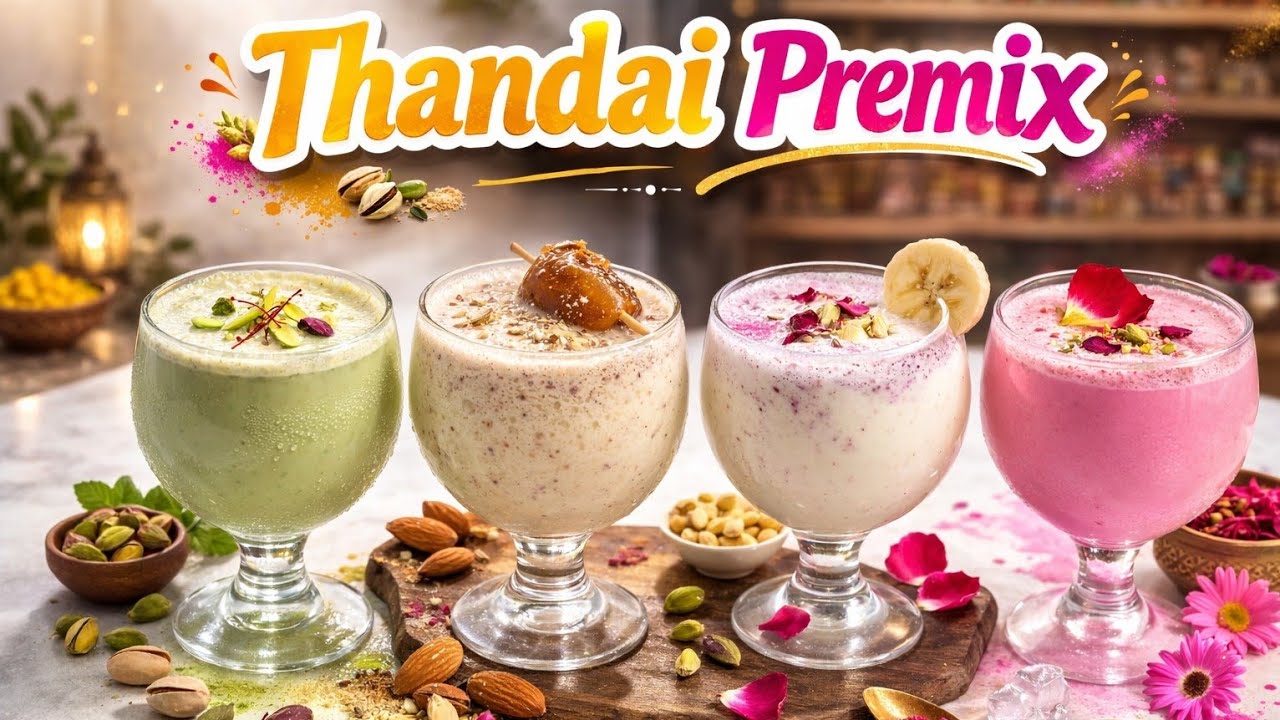Holi Special Thandai Premix Recipe 2026 | Instant Homemade Thandai Masala | Easy & Refreshing Drink