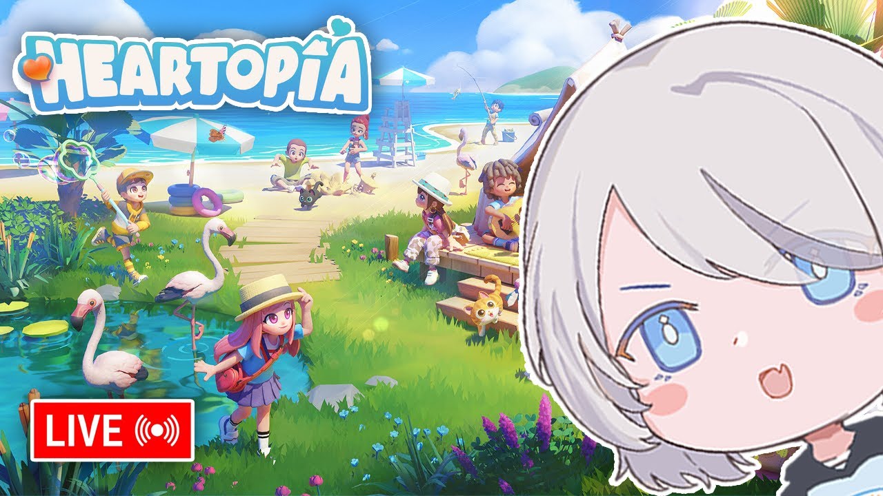✨Heartopia | Mencoba game simulasi baru~🧀【RivaRizch - VTUBER ID】#vtuberid #shorts