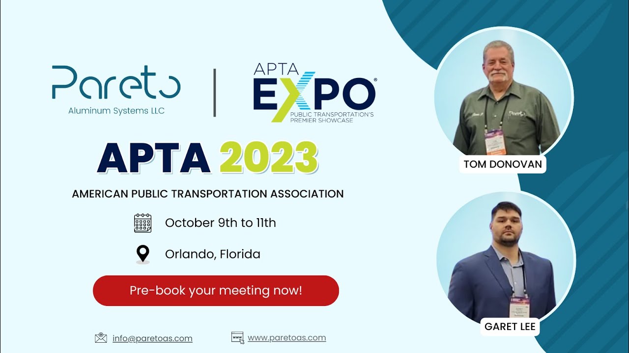 Pareto Aluminum Systems - All About APTA Expo 2023