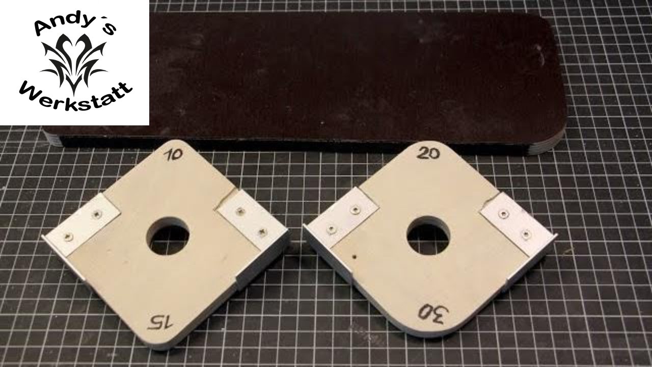 Radius super schnell an Ecken fräsen / Radius Quick Jig – diy