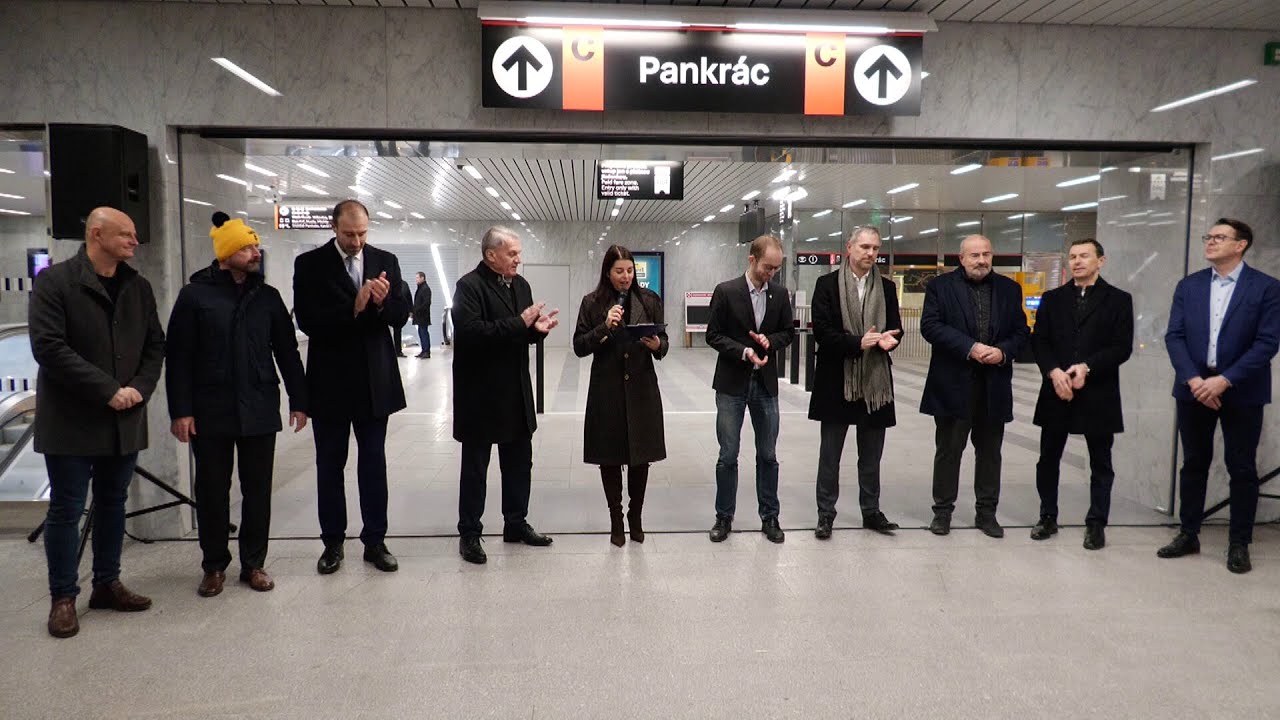Stanice metra Pankrác je po jedenácti měsících v provozu