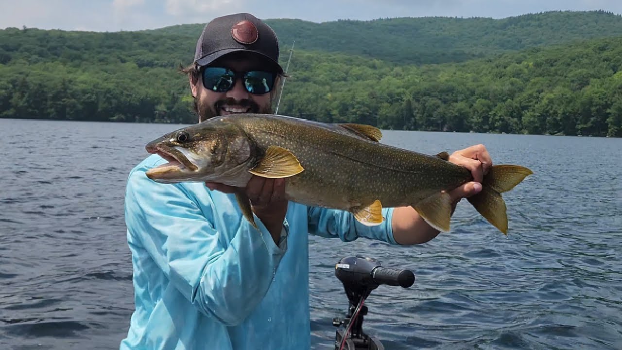 REMOTE MAINE POND has TANKER LAKE TROUT