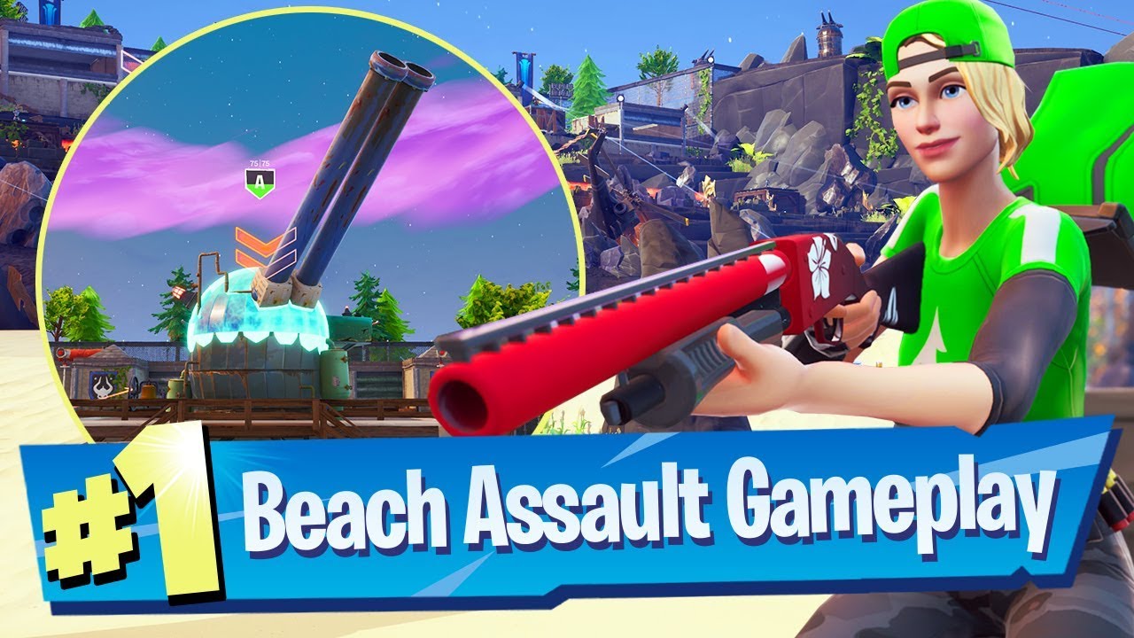 Новый режим игры Beach Assault (LTM) - Fortnite Battle Royale