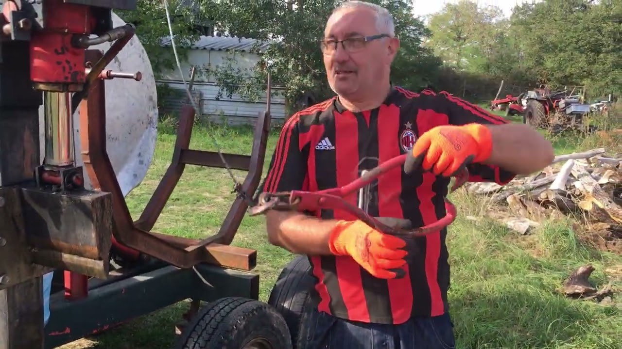 fendeuse fagoteuse artisanal pour petit tracteur