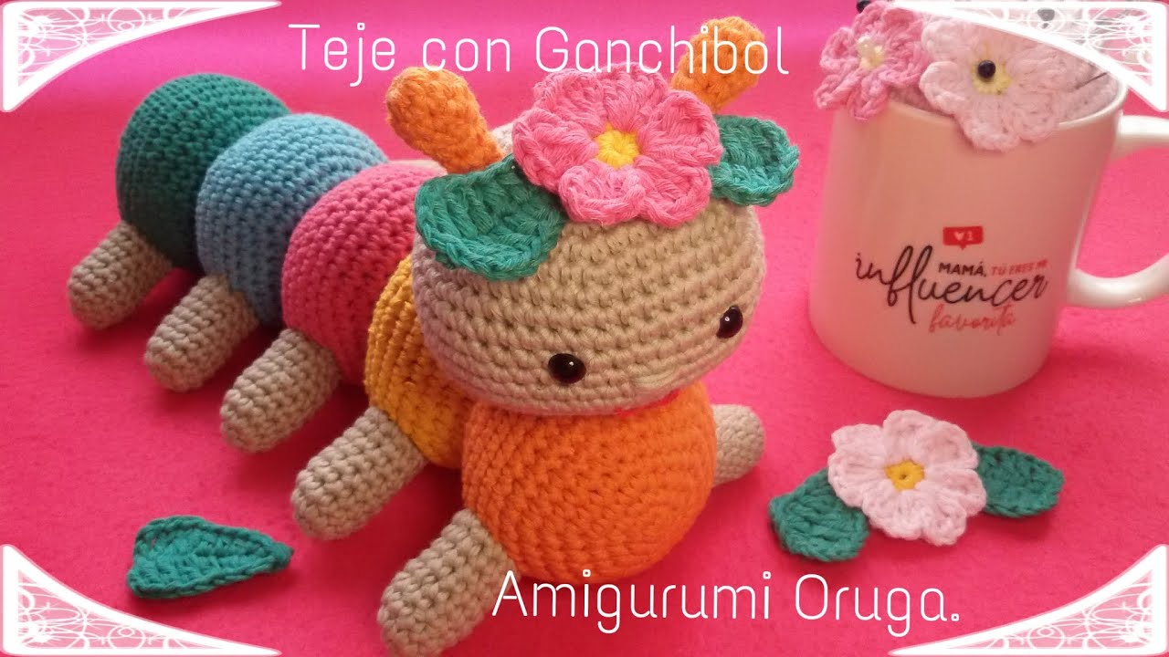 Oruga // Teje con GanchiBol // Amigurumi // Tutorial paso a paso