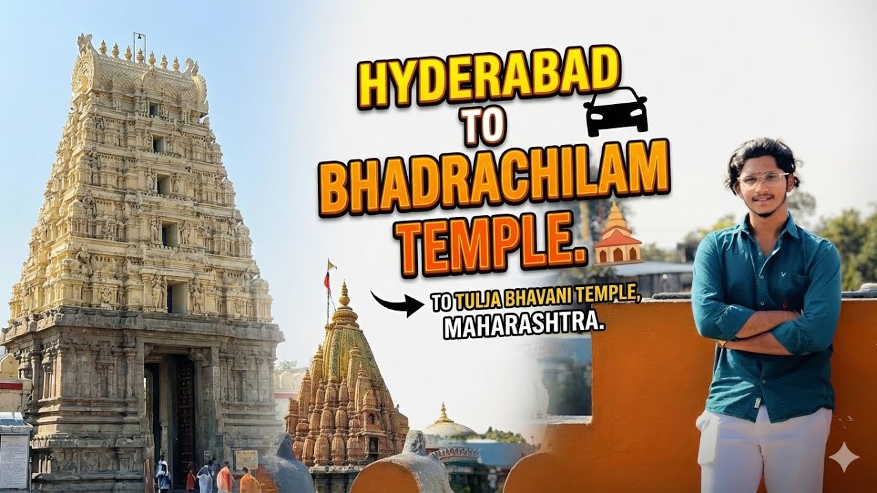 Hyd to Bhadrachalam to Maharashtra ..#devotionalplaces #hindutemple #explore #travel 
