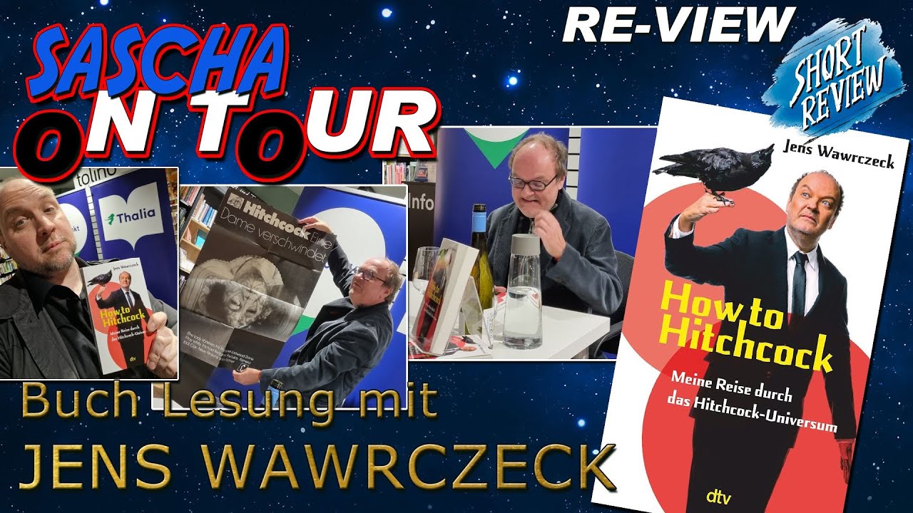 How to Hitchcock ... Lesung mit Jens Wawrczeck - Sascha On Tour #books #alfredhitchcock #tour #talk