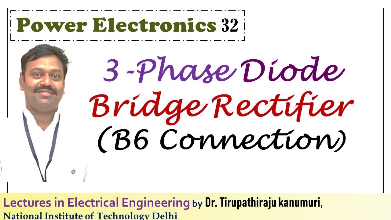PE32 3-Phase Diode Bridge Rectifier (B6 Connection)