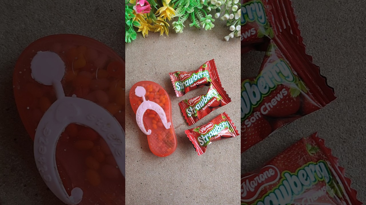 Soft Chews Strawberry & Sleeper Gems Popsicle #shorts #softchews #candy