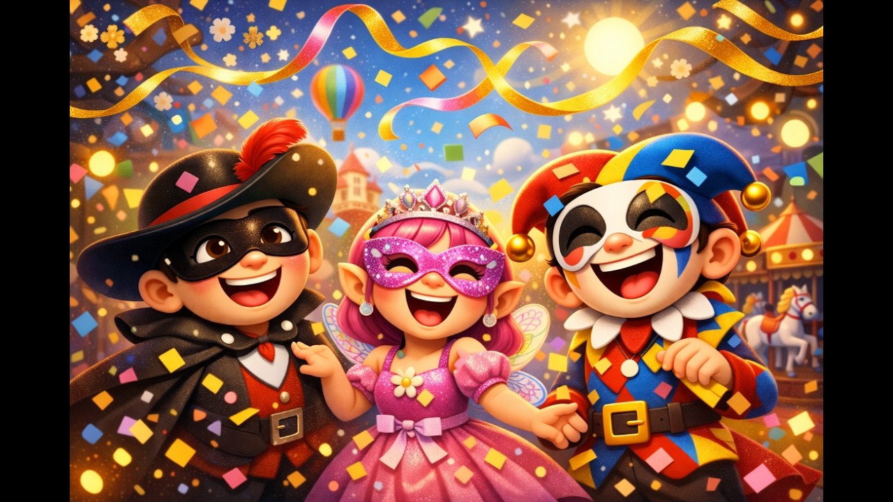 Il Valzer dei Coriandoli (Canzone di Carnevale) | Testo / Lyrics | Carnival Song in Italian