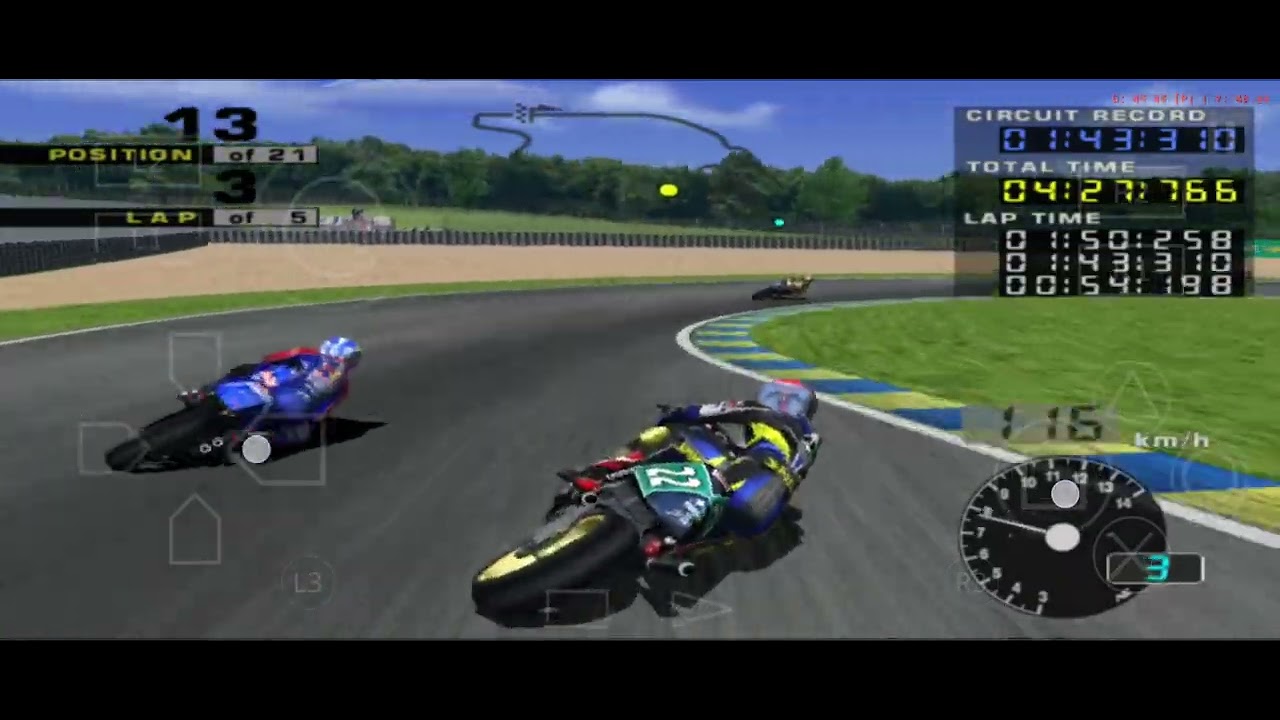 MOTOGP 2 PS2 CAREER Le - mans France Grandprix, Hardmode 