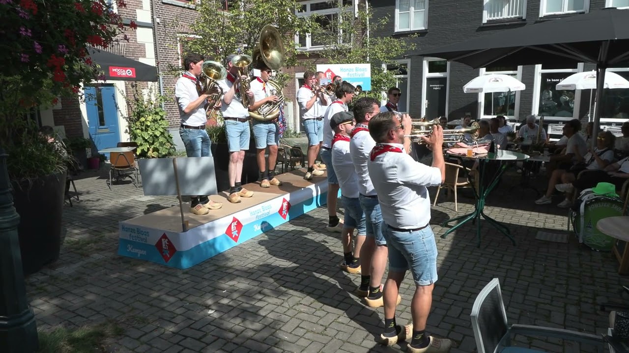 Blaaskapel Ladderszat Roelofarendsveen Hanze Bloas Festival 2024 Kampen 2de editie 7 september 2024