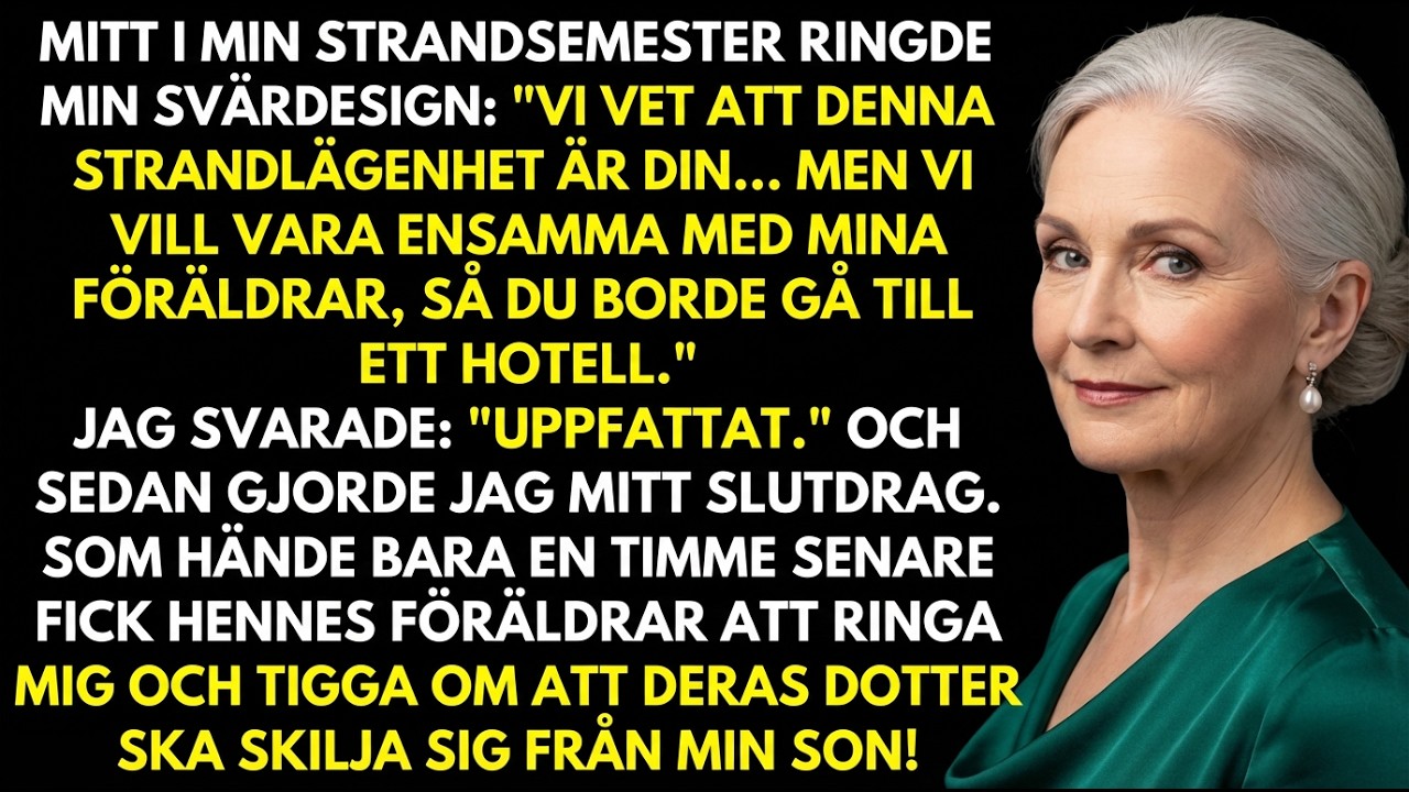 Min svärdotter sa: “Gå till hotell, mina föräldrar är här!” En timme senare bad de om skilsmässa.