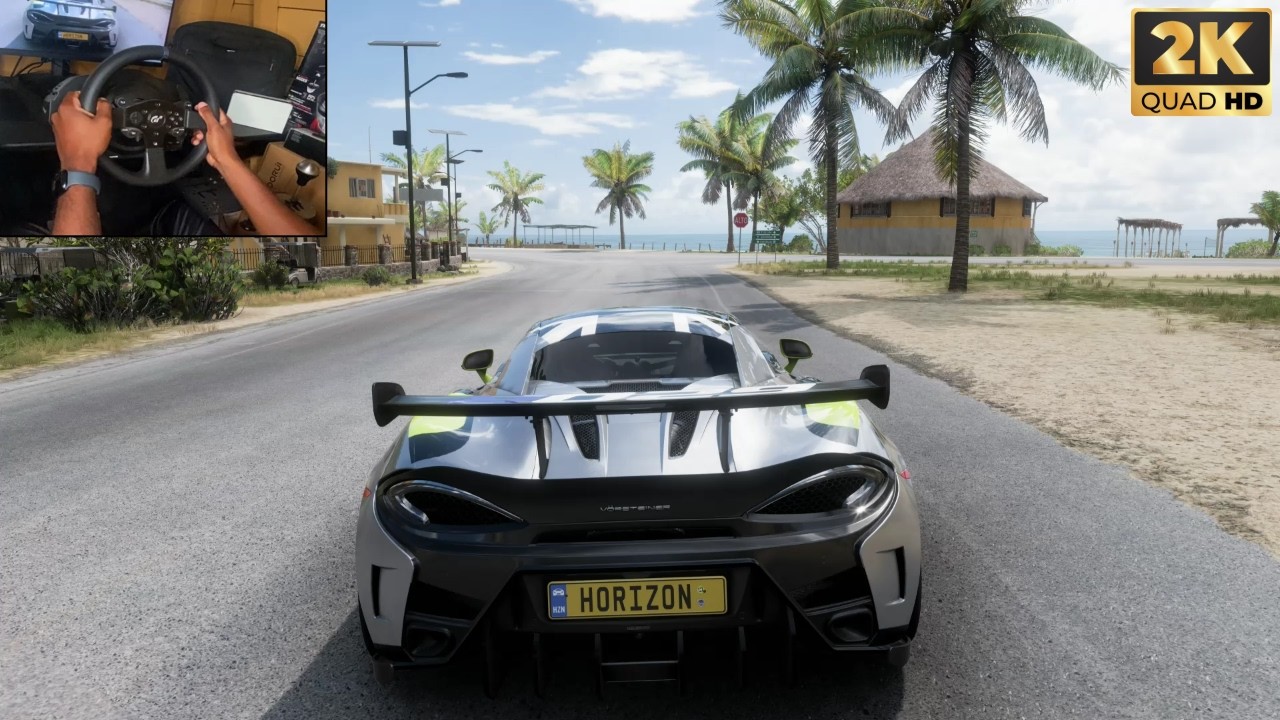 2021 Mclaren 620R (1215HP) - Forza Horizon 5 | Thrustmaster T300RS Steering Wheel Gameplay