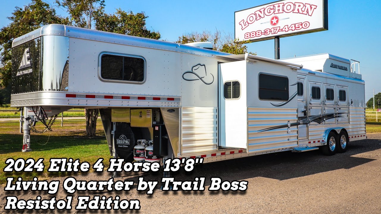 2024 Elite 4 Horse with 13'8'' Trail Boss Conversion