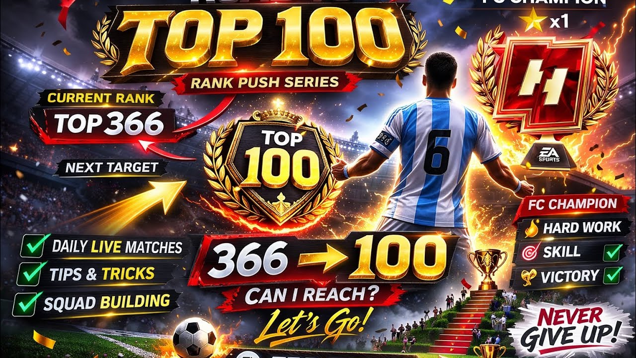 How I Reached FC Champion 50+ 🏆 | Mission region Top100 
