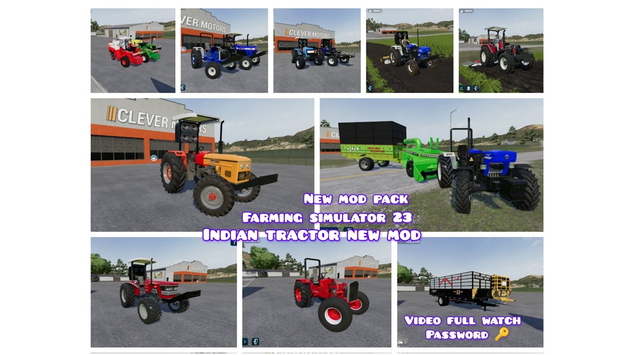 New mod pack farming simulator 23 Indian tractor new mod video full watch password 🔑