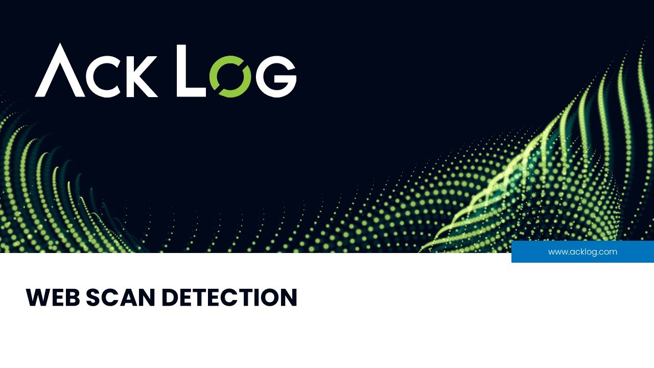 Web Scan detection with ACKLOG