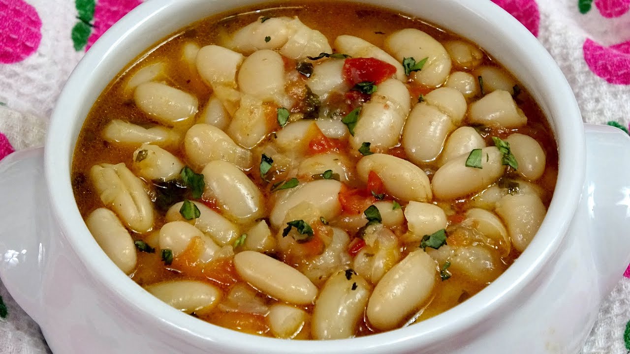 ALUBIAS BLANCAS A LA NAPOLITANA, Receta Saludable y Vegana😋  BEANS NEAPOLITAN STYLE