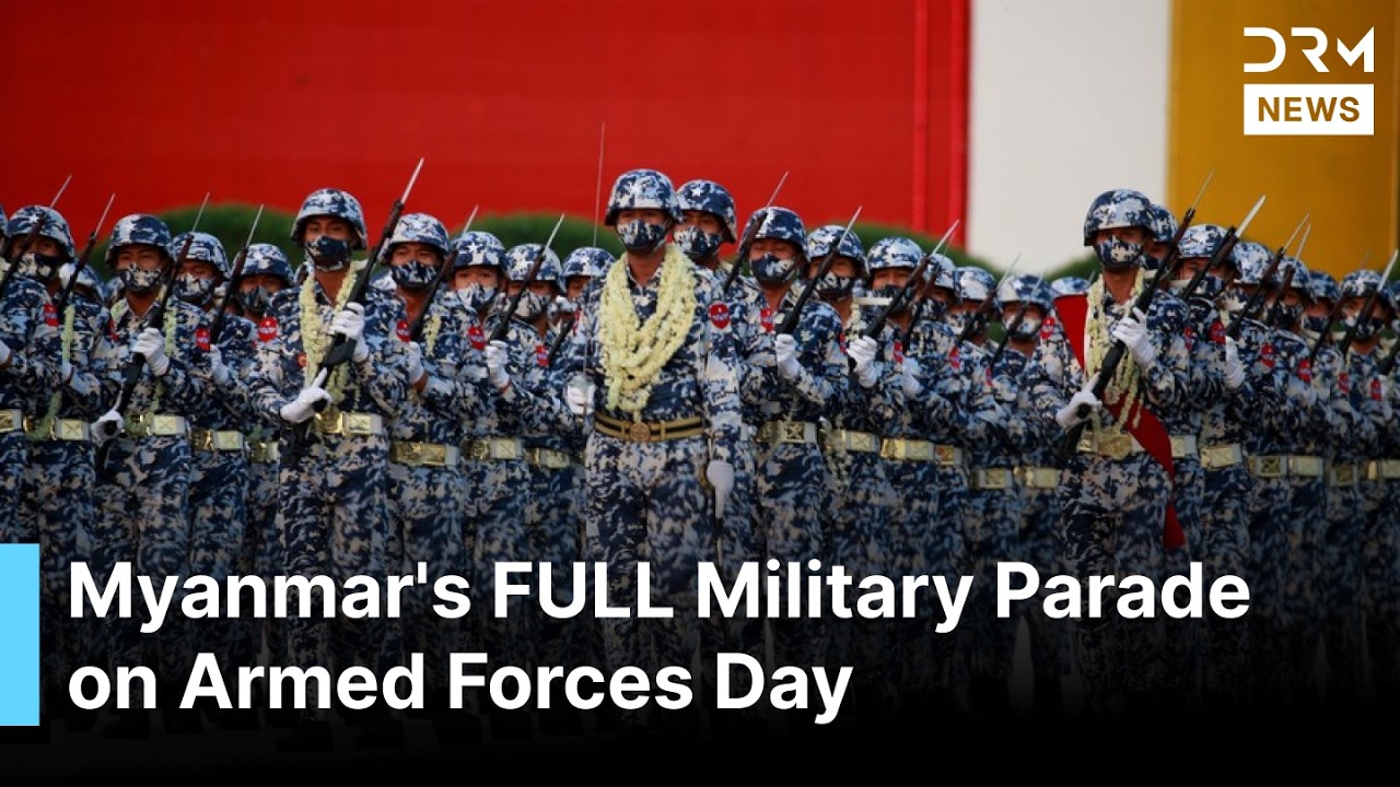 Myanmar's FULL Military Parade &ndash; Burma's Brutal Junta Celebrates 81 Years of Iron-Fisted Rule | AC1G