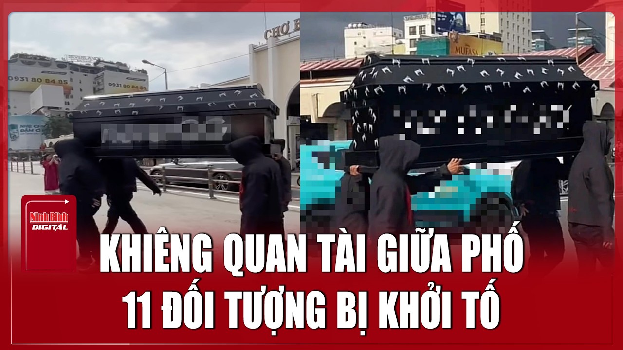 Khiêng quan tài “diễu phố” trước chợ Bến Thành để quảng cáo TikTok, 11 người phải hầu tòa