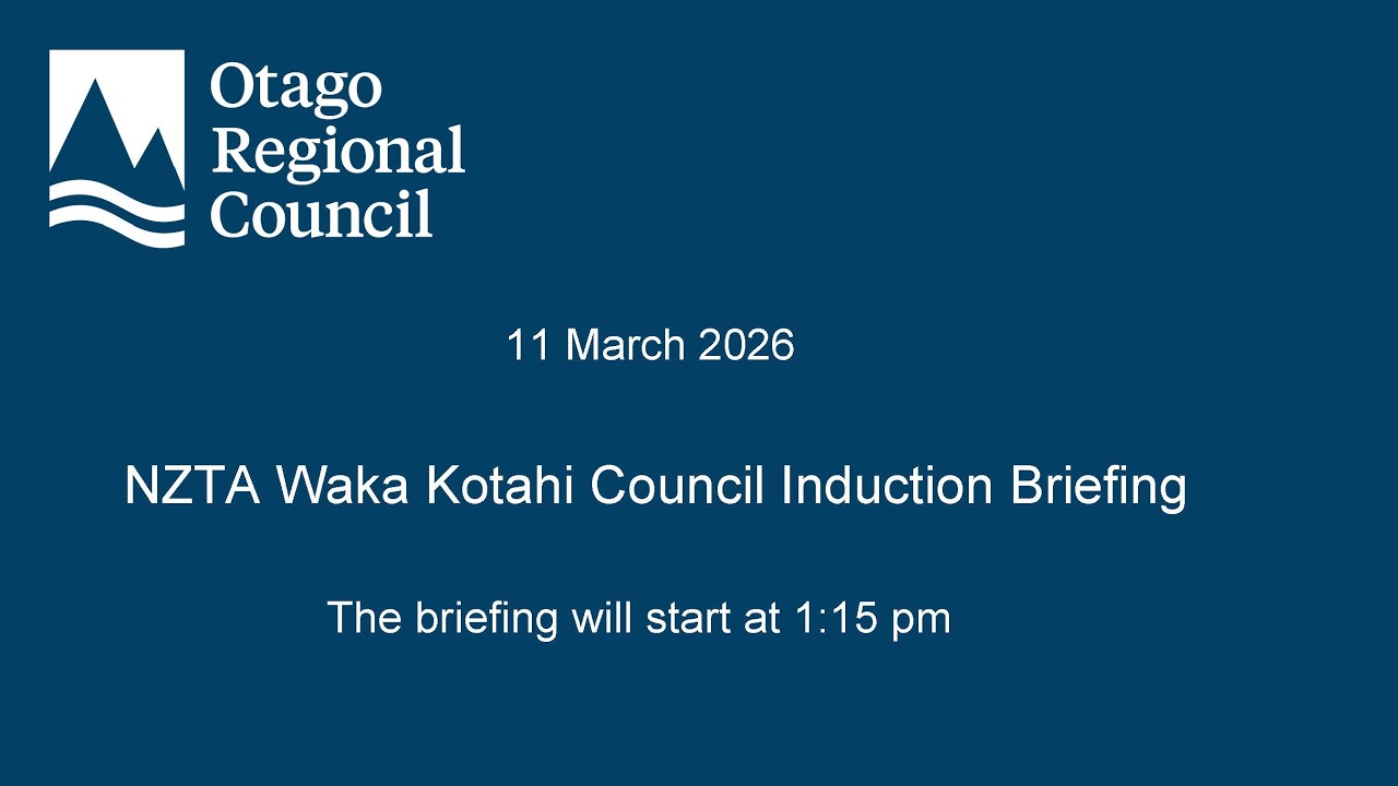 NZTA Waka Kotahi Council Induction Briefing - 11 March 2026