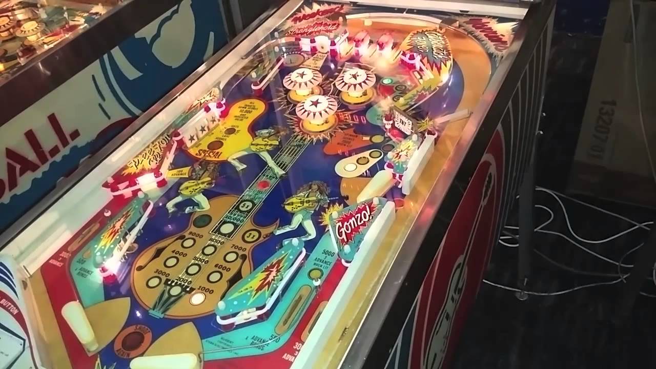 1978 Stern NUGENT Pinball Machine In Action