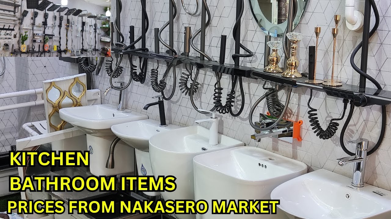 FROM NAKASERO MARKET, ALL PRICES OF BATHROOM ACCESSORIES,PLUMBING,SHOWERS, TAPS.#saymoreoffical